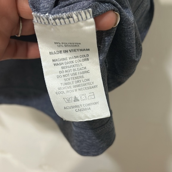 FJ MEN GREY PERFORMANCE POLO SHIRT W EMBROIDERED LOGO Sz LG - Picture 9 of 12